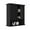 Black Small Size, variant on Smuxee Bathroom Wall Storage Cabinets with Door and Open Shelves,over the Toilet Storage,Black Small