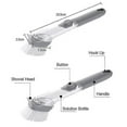 thumbnail image 5 of Kitchen Cleaning Brush Sponge Automatic Liquid Dispenser Long Handle Dishwashing Sponge Cleaner Household Cleaning Tools, 5 of 5