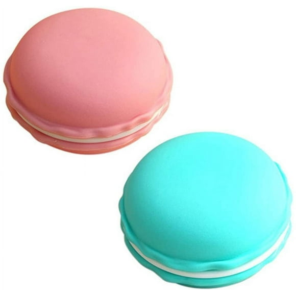 shiyou-Giant Macaron Case, Macaron Jewelry Box, Macaron Cute Pill Box, Colorful Macaron Jewelry Storage Box, Shape Storage Box Candy Cute Pill Organizer Case Container(Large 2 pcs)