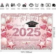 thumbnail image 6 of 2025 Graduation Party Backdrop Blue Silver Class of 2025 Glitter Graduation Photography Background Party School Prom Cake Table Decorations Banner, 6 of 10