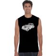 thumbnail image 1 of LA Pop Art Men's Word Art Sleeveless T-shirt - Mobsters, 1 of 2