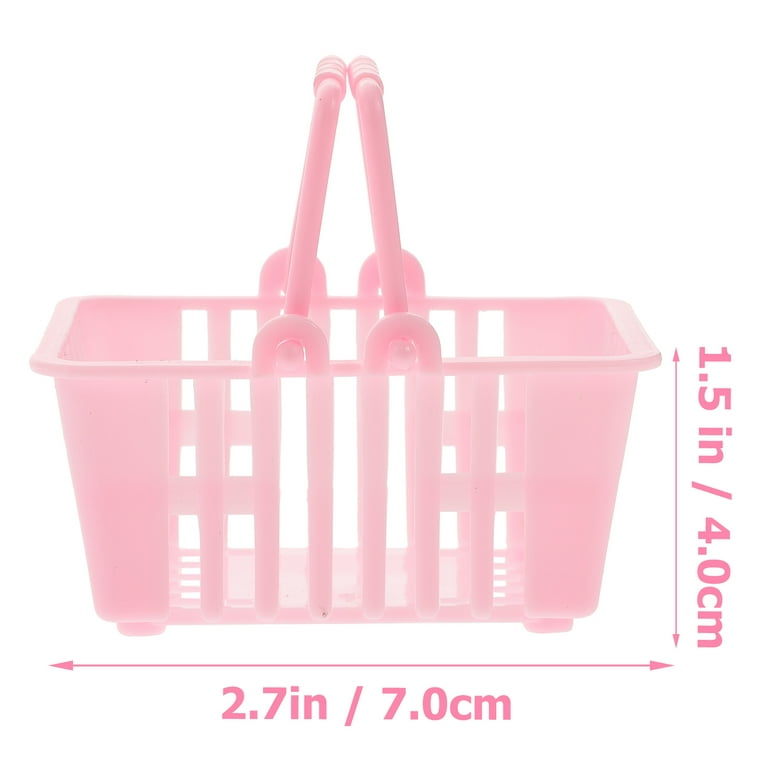 Hand Basket Toys, 20Pcs Mini Shopping Basket Desktop Decoration
