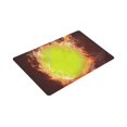 thumbnail image 3 of MKHERT Cool Sports Tennis Ball in Fires Flame Doormat Rug Home Decor Floor Mat Bath Mat 30x18 inch, 3 of 3