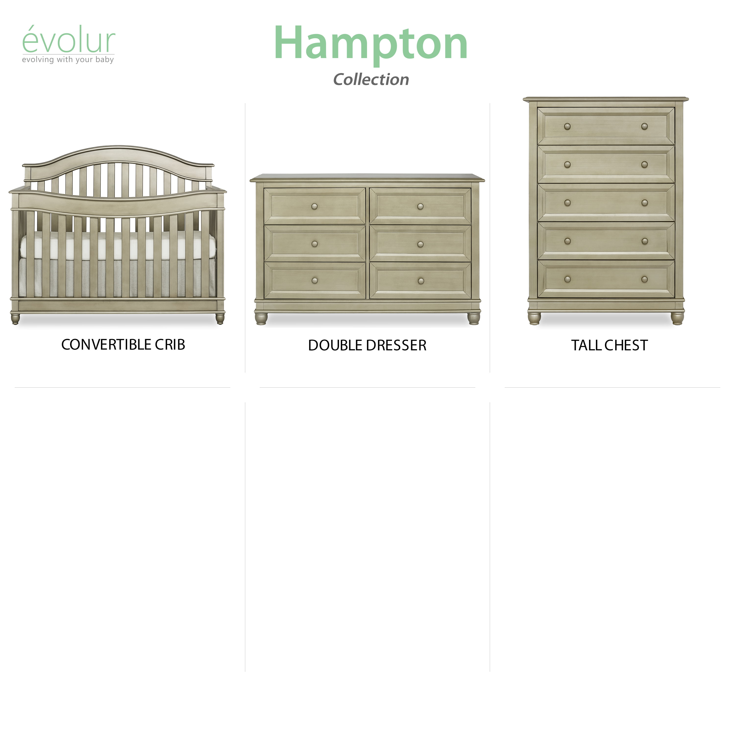 evolur hampton crib