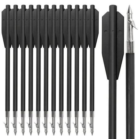 6.8 Plastic Hunting Fishing Bolts Arrows for 50-130 lbs Pistol Crossbow bowfish Pack of 12