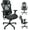 Black#0150, variant on Office Chairs Ergonomic Office Chair,Mesh Desk Chair with Adjustable Lumbar Support and Headrest,Comfy Computer Chair with 3D Armrest Recling Swivel Chair for Home and Office, Black & Black,Ergonomic