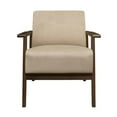 thumbnail image 3 of Lexicon August Velvet Upholstered Accent Chair in Light Brown, 3 of 4