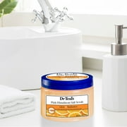 Dr Teal's Pink Himalayan Salt Scrub Glow & Radiance with Pure Epsom Salt & Citrus Essential Oils 16 oz