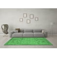 thumbnail image 3 of Ahgly Company Indoor Rectangle Oriental Emerald Green Industrial Area Rugs, 3' x 5', 3 of 4