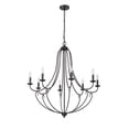 thumbnail image 5 of 12108-MB Millennium Lighting Eisley - 8 Light Chandelier-38.25 Inch Tall and 36 Inch Wide-Matte Black Finish, 5 of 6
