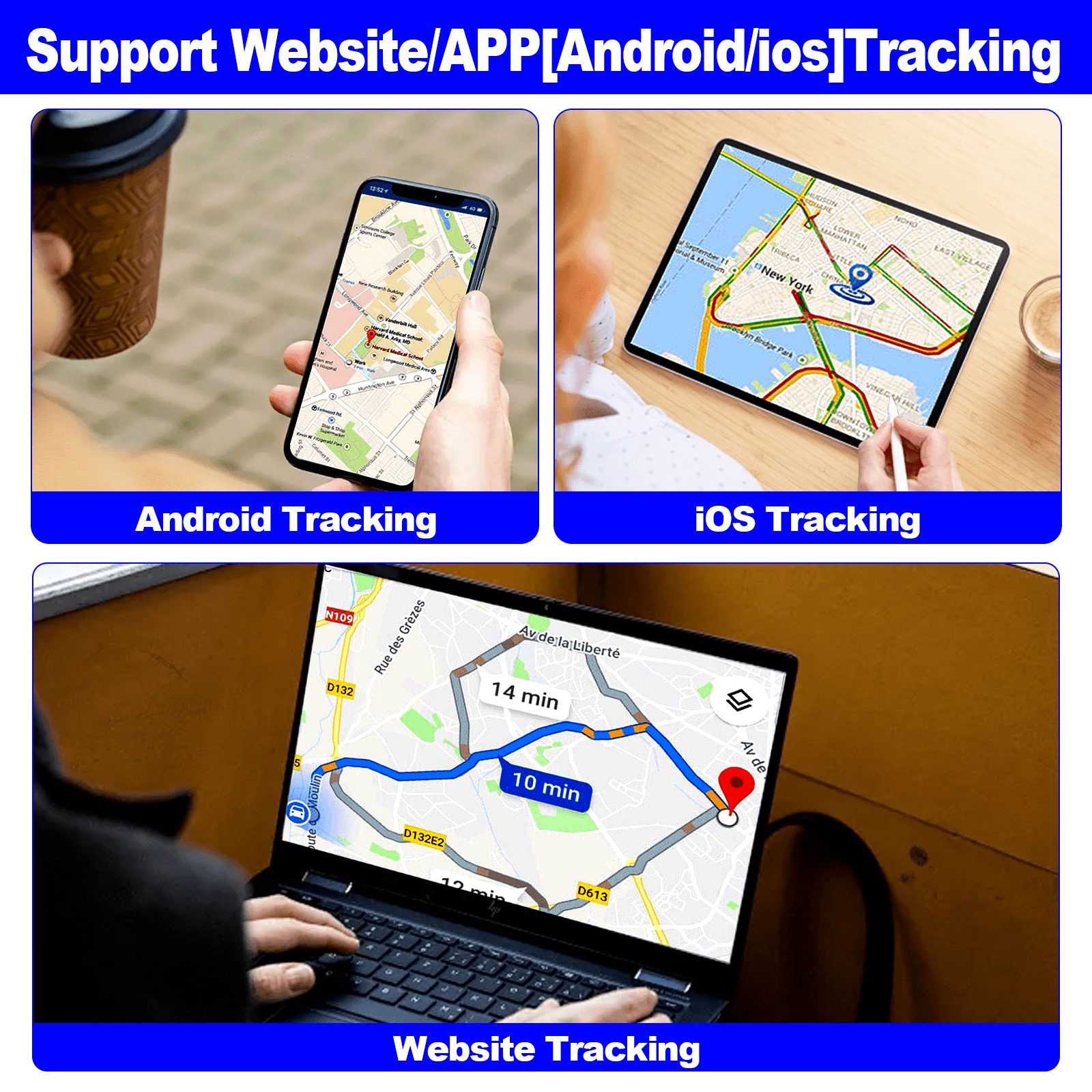 Real time GPS Tracker Tracking Locator Device GPRS GSM Anti Theft Car Motorcycle