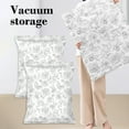thumbnail image 6 of Extra Large Vacuum Storage Bag, Transparent Clothes Storage Bag, Durable Polyester Compression Bag for Bedding Comforters Blankets, Portable Reusable Space Saver Organizer, 6 of 8