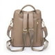 thumbnail image 5 of Mochila vintage para mujer, de piel sintética suave, de gran capacidad, de doble uso, informal, 5 of 5