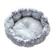 thumbnail image 2 of onlyliua Promoción de Temporada Cama para Mascotas, Cómoda, Ajustable, con Cojín, Cálida, para Dormir, Redonda, Tipo Canasta, Sofá, Cama para Perros, Suministros para Mascotas Pequeñas y Medianas, Ca, 2 of 3