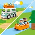 thumbnail image 4 of LEGO DUPLO Town Family Camping Van Adventure 10946 Construcción, juego y aprendizaje de juguete de camping para niños pequeños y niños; Nuevo 2021 (30 piezas) LEGO -, 4 of 5