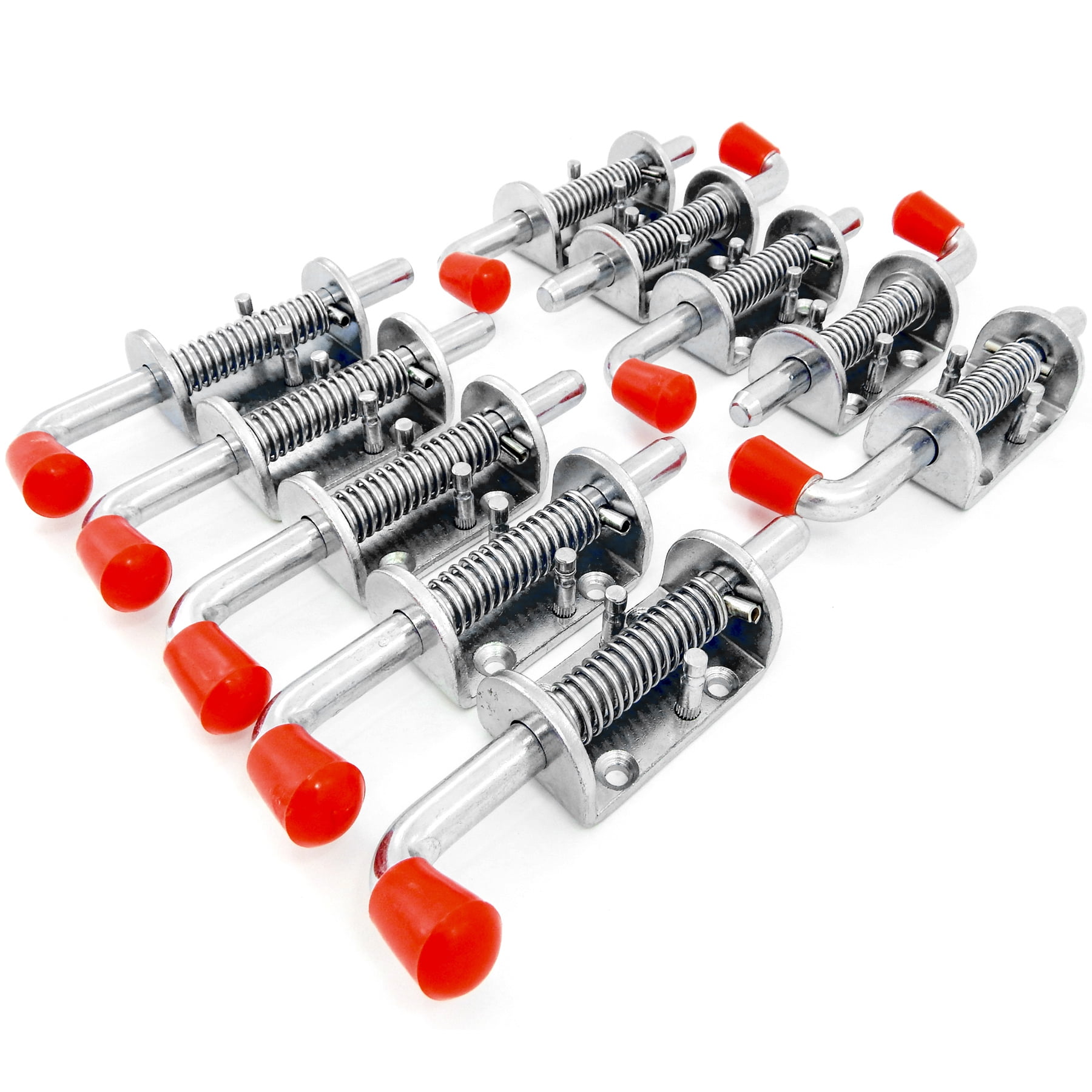 Red Hound Auto 10 Lock Barrel Bolt Spring Latch Premium Stainless Steel