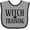 Heather and Black, variant on Inktastic Witch in Training Boys or Girls Baby Bib