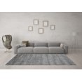 thumbnail image 3 of Ahgly Company Indoor Round Oriental Gray Industrial Area Rugs, 4' Round, 3 of 4