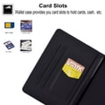 thumbnail image 5 of iPad Mini 5 Case for iPad Mini 4 Cover (7.9 inch), Allytech Smart Auto Wake Sleep Card Slots Holder Anti-Slip Stand PU Leather Drop Proof Case for iPad Mini 5th Gen 2019/Mini 4 2015, Butterfly & Wolf, 5 of 6