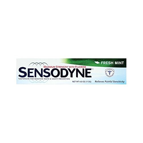 Sensodyne Maximum Strength Anticavity Toothpaste for Sensitive Teeth With Fluriode And Cavity