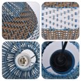 thumbnail image 6 of Arturesthome Courtland Blue Rattan Pendant Light Interior Designer Recommended Lamps, 6 of 14