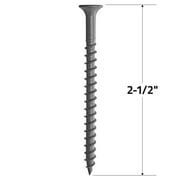 (2 pack) Grip-Rite Primeguard Ten #8 x 2-1/2 in. Wood to Wood Deck Screw 1 lb.