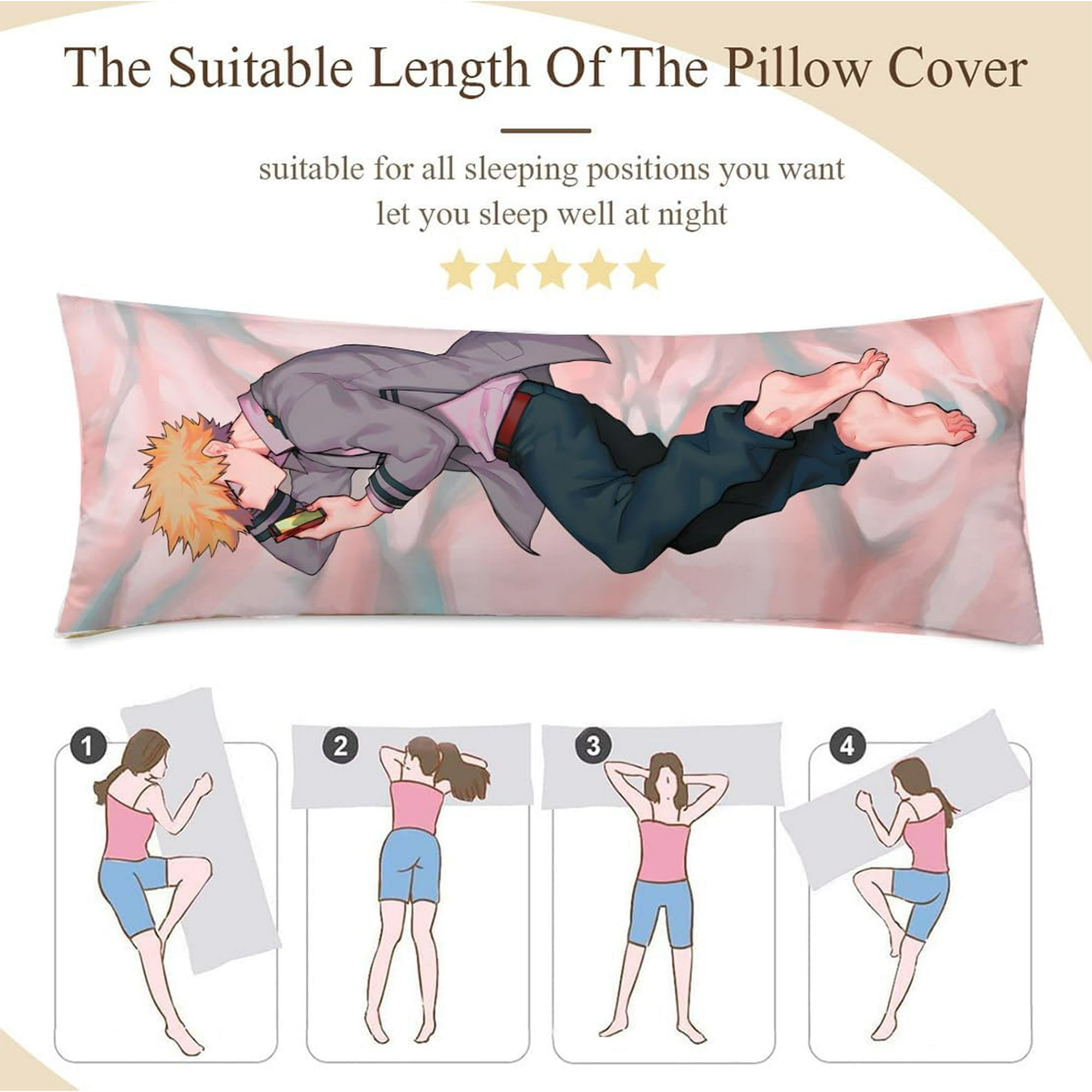 Anime girl hugging body pillow hotsell