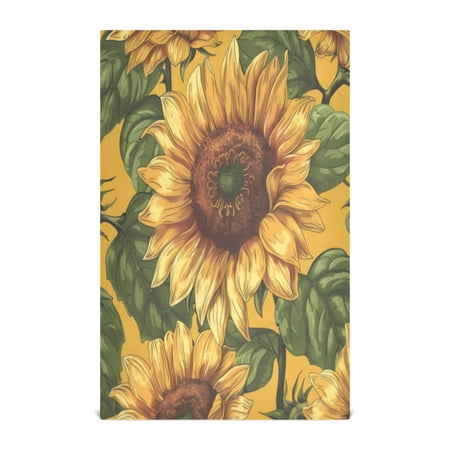 

Kitchen Towel 28x18 Inches x6，Plate Towel Decorative Towel Napkin Tea Towel Tea Towels For Kitchen Dish Cloths & Dish Towels Big Sunflower