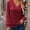 Wine, variant on Abomasnow Long Sleeve V Neck Shirts for Women Fall Tops Lightweight Sweaters Dressy Casual Tunic Tops 2025 Outfits