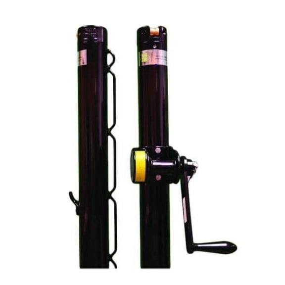 Har-Tru BuyBocceBalls Listing - Tennis Court Accessories - Tennis Net Advantage External-Wind Aluminum Post - Green (100-302)