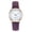 Purple, variant on Leather Band Watches for Women, Classic Quartz Watch with Luminouse Easy Read Dial, Vintage Small Face Round Watches, Birthday Gift for Ladies