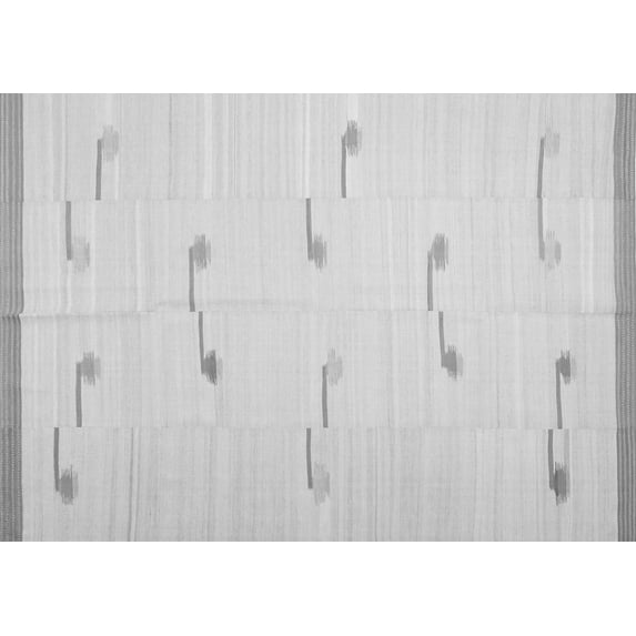 Ahgly Company Indoor Rectangle Solid Gray Modern Area Rugs, 2' x 4'