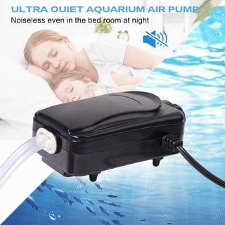 VNEKVA Adjustable Aquariums Air Pump with Bio Sponge Filter, for 20-155 Gal fish tank