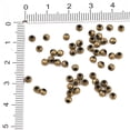 thumbnail image 3 of 500 pc Iron Spacer Beads Round Bronze 3mm in diameter 3mm thick Hole: 1.2mm, 3 of 5