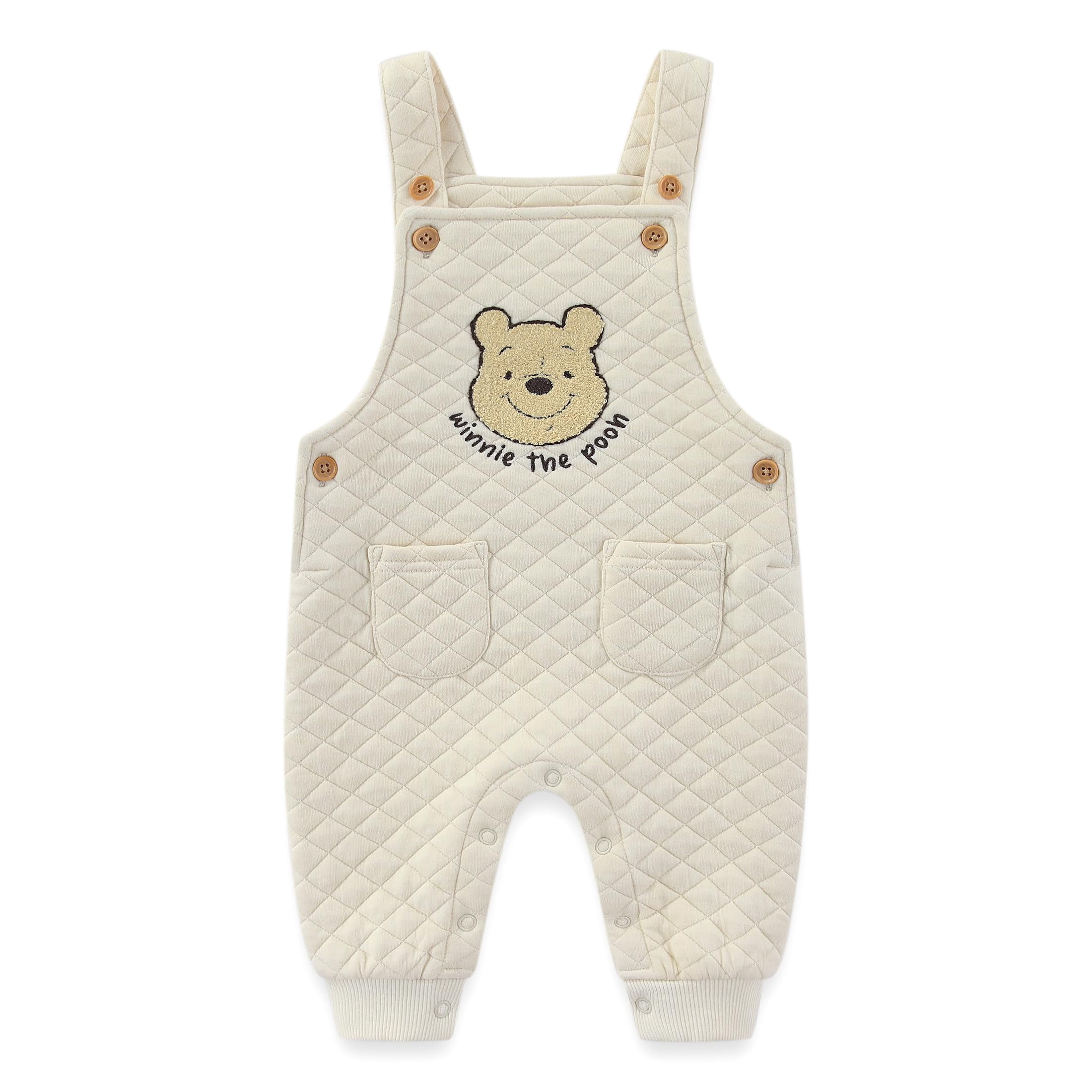 Disney Winnie the Pooh Long Sleeve Shirt and Overalls (Baby Boys), 2 Piece Set, Sizes 3M-9M