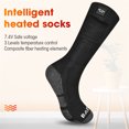 thumbnail image 2 of SAVIOR HEAT Heated Socks Rechargeable Electric Battery Heating Socks for Men Women with 3 Adjustable Heating Levels for Skiing Riding Hunting, 2 of 12