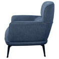 thumbnail image 7 of Fitzgerald Blue Accent Chair with Metal Leg, 7 of 7