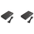 thumbnail image 1 of 2 carcasas para discos duros USB 3.0 de 5 Gbps y 2,5 pulgadas con cierre externo SATA para PC, 1 of 8