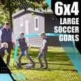 thumbnail image 6 of RUNBOW 6x4 ft Portable Kids Soccer Goal for Backyard Practice Soccer Net with Carry Bag (6x4 FT, 1 pack, Sky Blue), 6 of 6