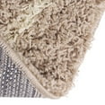 thumbnail image 5 of Unique Loom Trellis Shag Collection Area Rug - Ruth (5' 3" x 8' Oval Light Brown/Ivory), 5 of 12