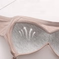 thumbnail image 3 of Bra For Women Front Buckle Underwear Full Coverage Padded Wireless Plus Size Thin Stretchable Tank Top Bra, 3 of 5