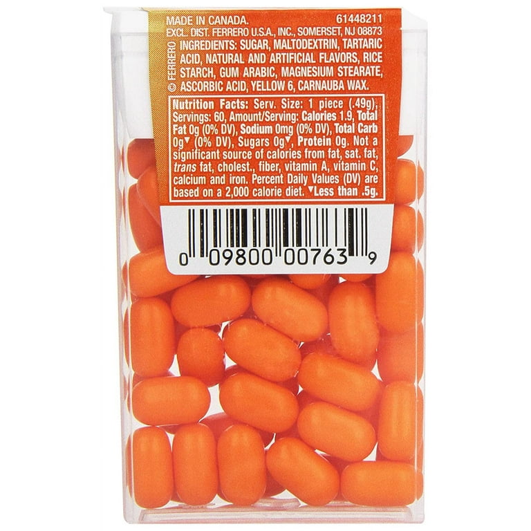 Tic Tac Mints, Orange, Bulk Hard Candy Mints, Perfect Easter