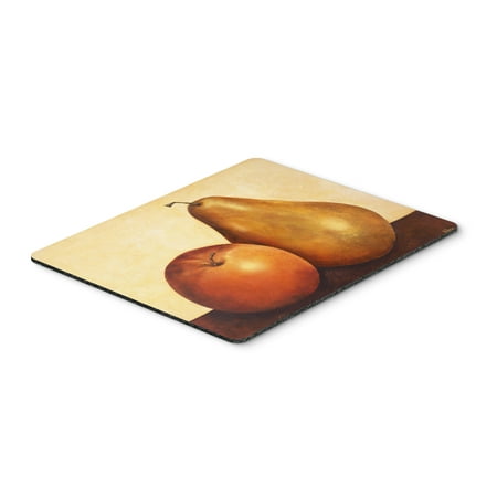 Apple Mouse Mat - Apple and Pear Mouse Pad, Hot Pad or Trivet BABE0089MP
