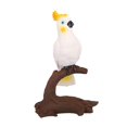 thumbnail image 3 of Figura de pájaro modelo realista, estatua de pájaro, mesa de paisaje, juguete cognitivo, escultura Cacatúa amarilla, 3 of 9
