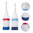 thumbnail image 3 of OULII 2Pcs Nautical Buoy Decor Assorted Color Wooden Decoration Item for Home, 3 of 7