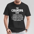 thumbnail image 5 of The Grandpa Code Cool Best Grandfather Humor Joke TShirt, 5 of 6