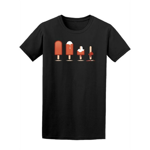 Cool Melting Ice Cream Pops T-Shirt Women -Image by Shutterstock, Female XX-Large
