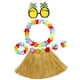 thumbnail image 5 of Falda de Hierba Hawaiana para Niñas Collar Novedad Vestido de Mujer Falda Corta de 30 cm Gafas de Sol de Piña para Decoraciones de Rendimiento de Bail color pajizo, 5 of 8