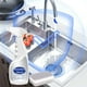 thumbnail image 1 of Limpiador de cocina 300ml | Quitamanchas quemadas, pulidor de acero inoxidable – eliminador de grasa para ollas, sartenes, cocinas, fregaderos | Esponja incluida | Eficiente, Blanco | Almacenamiento, 1 of 6