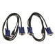thumbnail image 3 of Conmutador KVM VGA USB, Adaptador de caja de conmutador 2.0 de 2 puertos para ordenadores PC shamjiam Switcher ABS KVM, 3 of 9